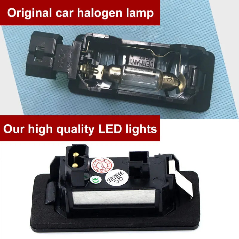 2Pcs Canbus Led Number Plate For BMW Number License Plate Light Lamp white For BMW E39 M5 E70 E71 X5 X6 M5 E90 E92 E93 M3