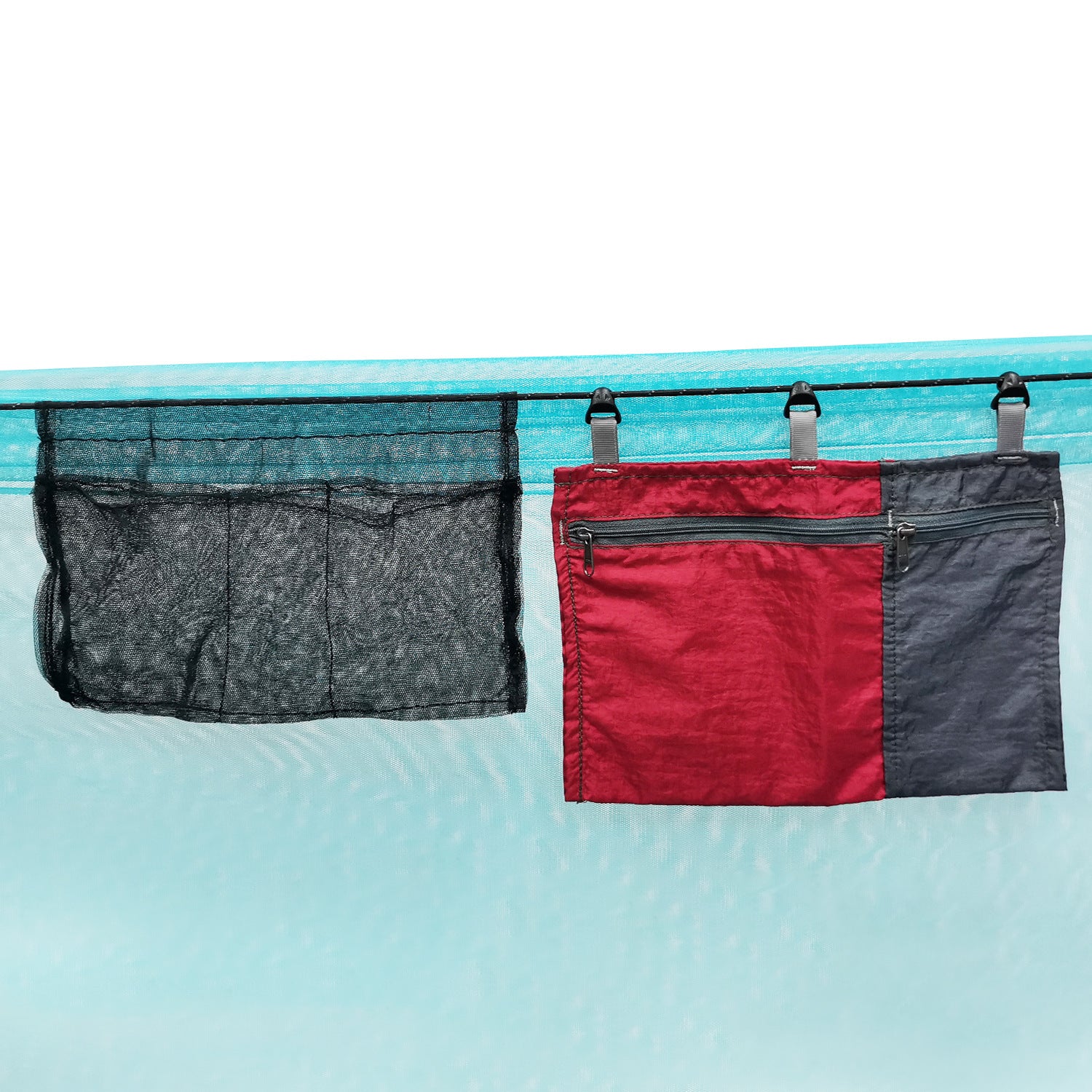 Hammock storage bag for camping, storage bag with mosquito net, for outdoor camping