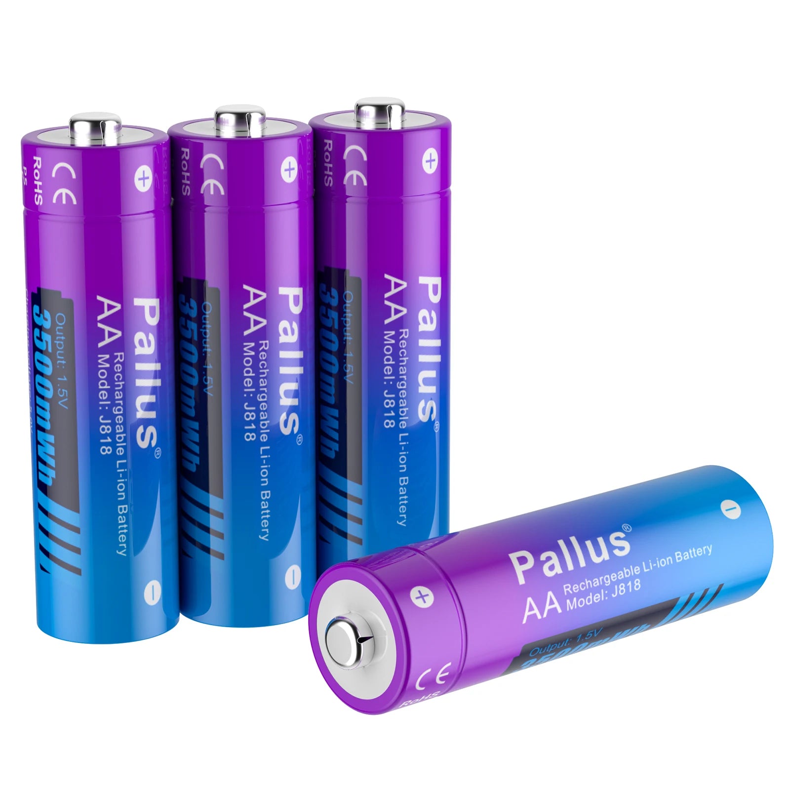 Pallus AA 3A 3500mWh 1.5V Li-ion Rechargeable Battery ,aa Lithium Battery, Manufacturers Direct Sales, Cameras, Electric Toys,