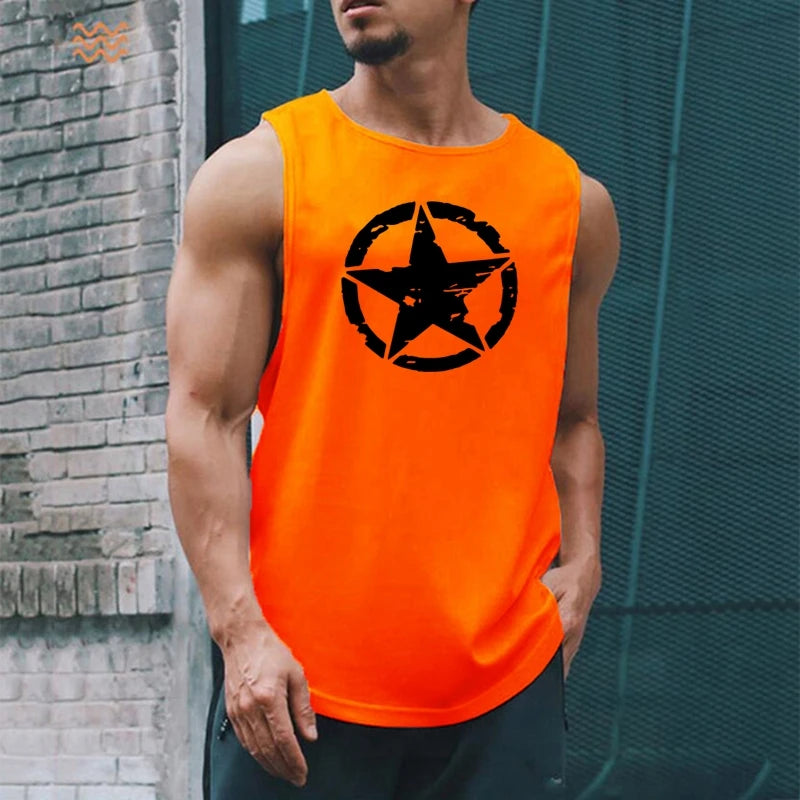 Men's Clothing Gym Quick-drying Sportswear T Shirt For Men Summer Fitness Tank Tops Male Mesh Basketball Sleeveless Shirt Vest