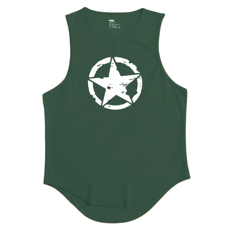 Men's Clothing Gym Quick-drying Sportswear T Shirt For Men Summer Fitness Tank Tops Male Mesh Basketball Sleeveless Shirt Vest