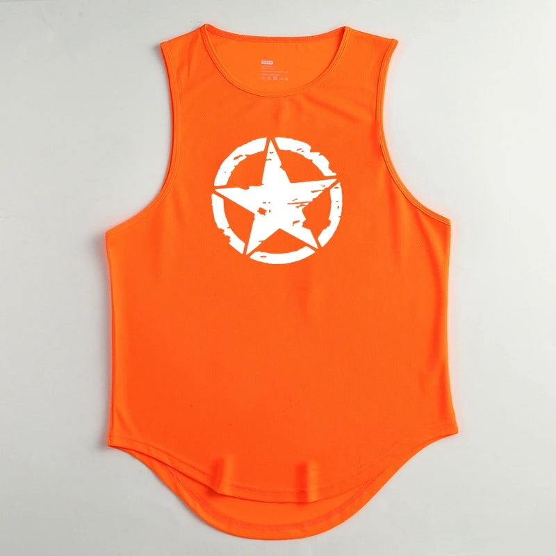 Men's Clothing Gym Quick-drying Sportswear T Shirt For Men Summer Fitness Tank Tops Male Mesh Basketball Sleeveless Shirt Vest