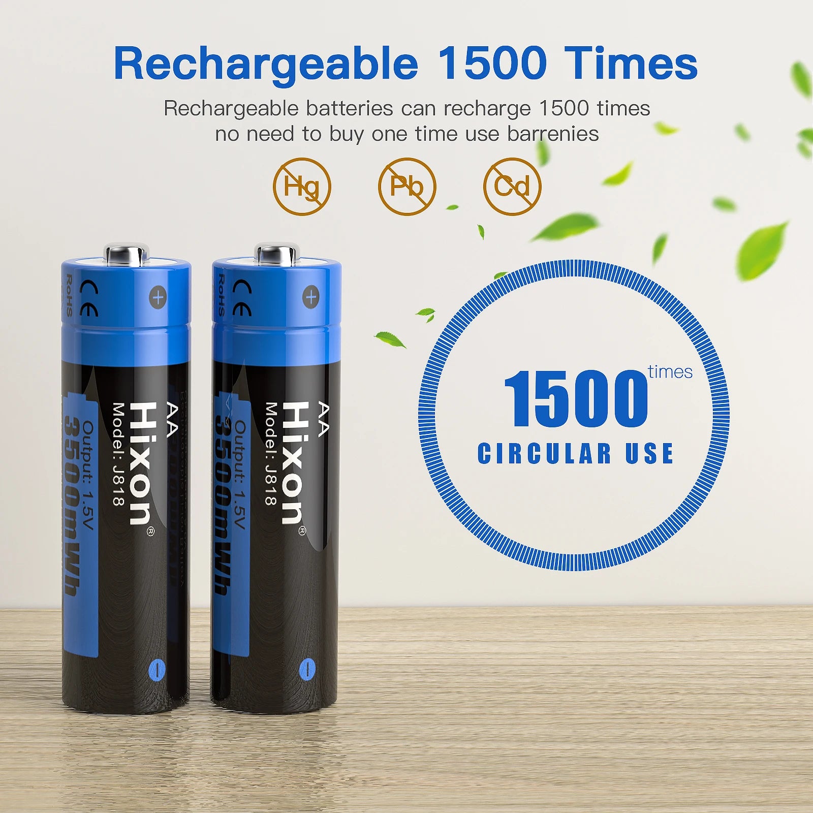 Pallus AA 3A 3500mWh 1.5V Li-ion Rechargeable Battery ,aa Lithium Battery, Manufacturers Direct Sales, Cameras, Electric Toys,