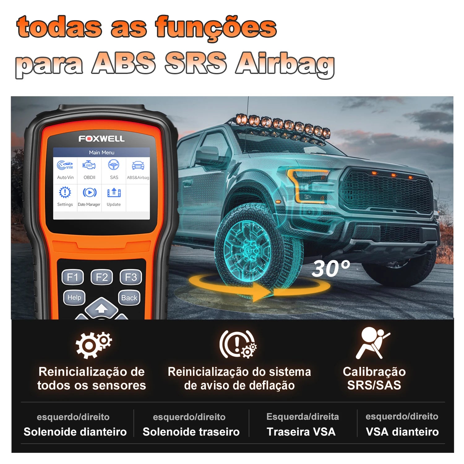 FOXWELL NT630 Plus OBD2 Automotive Scanner Engine ABS SRS EPB OIL SAS Calibration Code Reader ODB OBD2 Auto Car Diagnostic Tool