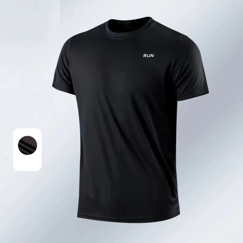 Men Short Sleeve Gym t-Shirts Oversized t-Shirt Tees For Men Football t Shirt Jersey Summer Quick Dry Soccer Top Man Clothing