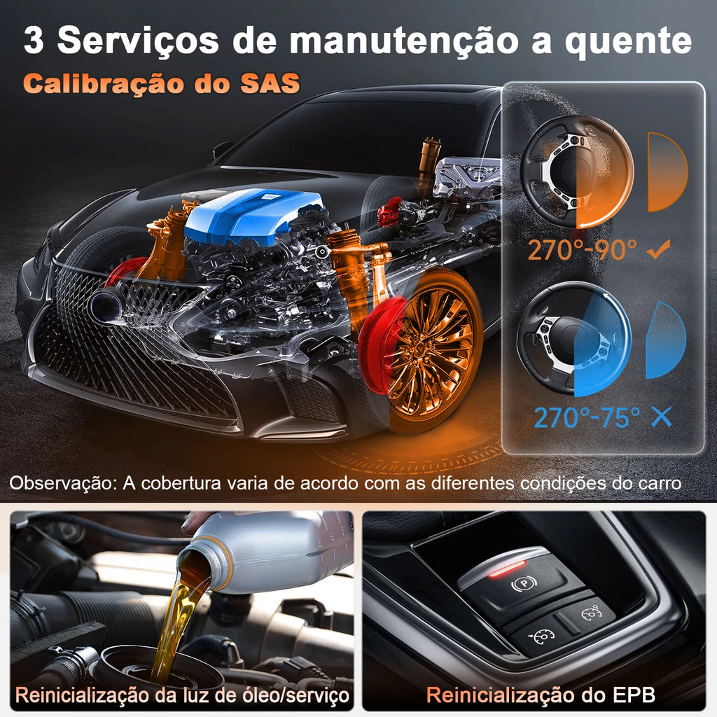 FOXWELL NT630 Plus OBD2 Automotive Scanner Engine ABS SRS EPB OIL SAS Calibration Code Reader ODB OBD2 Auto Car Diagnostic Tool