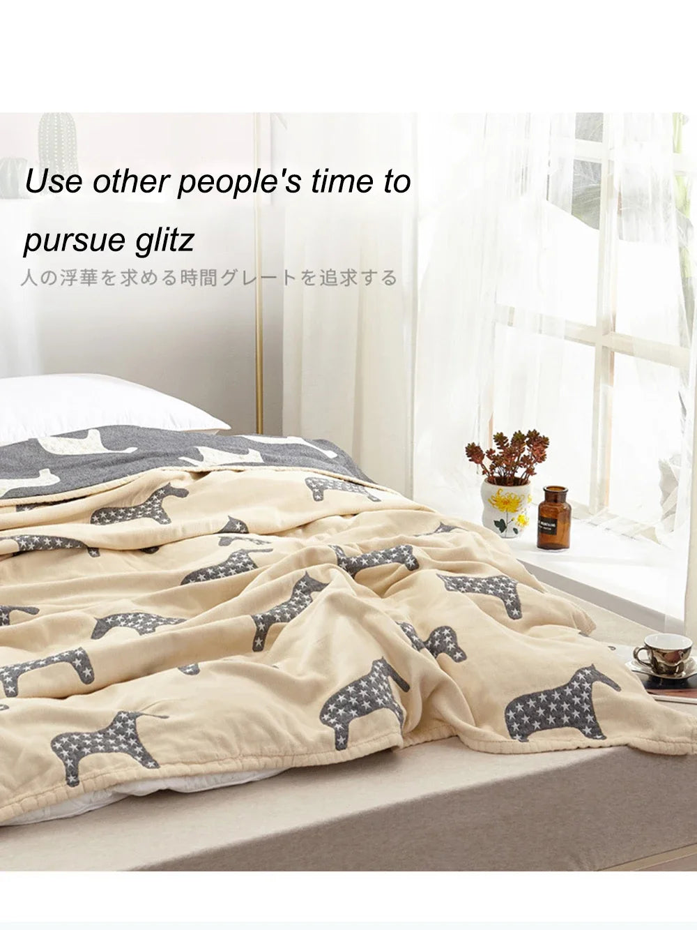 Summer Blankets 4 Layers Muslin Cotton Bedspread Blanket 150x200cm 200x230cm Soft Office Home Bedding Sleeping Quilt Blanket 이불