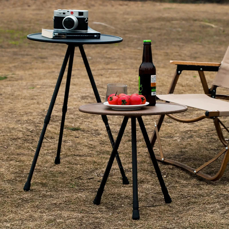 Camping Round Table,Detachable Portable ,Height Adjustable Table for Outdoor Garden Bedroom,Ultralight Travel Table