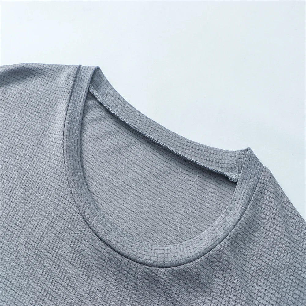 Men Short Sleeve Gym t-Shirts Oversized t-Shirt Tees For Men Football t Shirt Jersey Summer Quick Dry Soccer Top Man Clothing